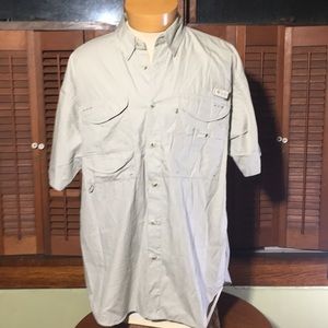Columbia PFG  button down short sleeve  men’s